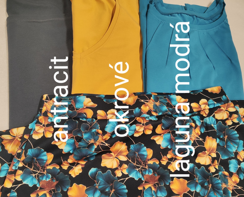 áčková sukně enola a trička kombinace